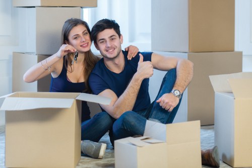 Professional man and van service for furniture transport in Upperclapton